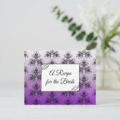 Een recept voor de bruidbruidenkaart briefkaart (Staand voorkant)