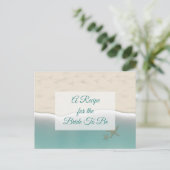 Een recept voor de bruidbruidenkaart briefkaart (Staand voorkant)