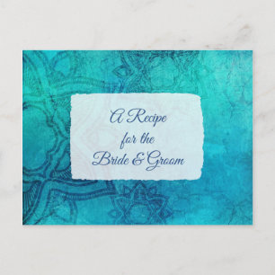 Een recept voor de bruidbruidenkaart briefkaart