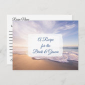 Een recept voor de bruidbruidenkaart briefkaart (Voorkant / Achterkant)