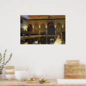 Een rechtbank in het Alhambra Poster (Keuken)