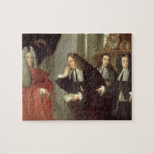 Een rechter en drie advocaten, Venetian School (ol Legpuzzel