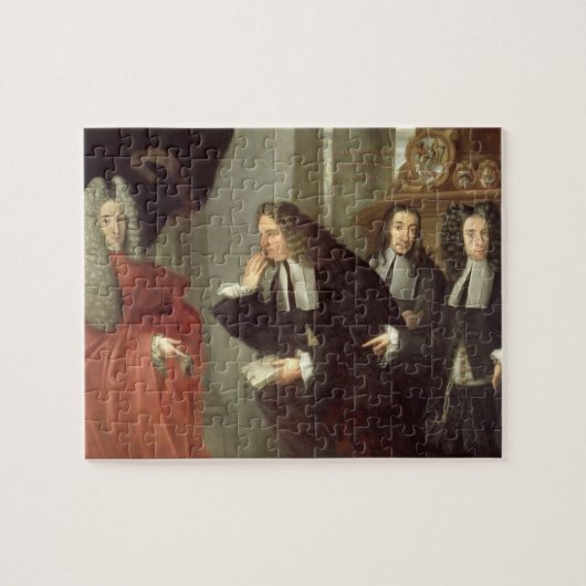 Een rechter en drie advocaten, Venetian School (ol Legpuzzel (Horizontaal)