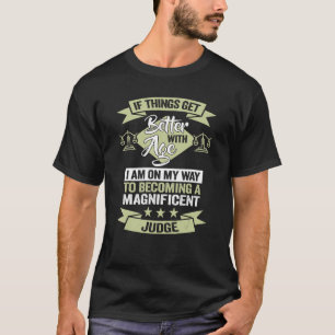 Een rechter-student-Birthday T-shirt
