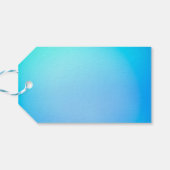 Een rechthoekig prijskaartje met een gradiënt van  cadeaulabel (Achterkant Horizontaal)