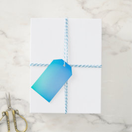 Een rechthoekig prijskaartje met een gradiënt van  cadeaulabel