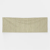 Een rechthoekig tapijt met ingewikkeld geometrisch spandoek (Horizontaal)