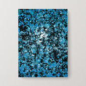 Een rechthoekige pin met afbeelding van mijn abstr button (Voorkant)