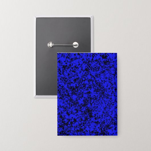 Een rechthoekige pin met afbeelding van mijn abstr button (Voorkant / Achterkant)