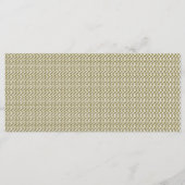 Een rechthoekige vloerbedekking met ingewikkeld ge menu (Voorkant)