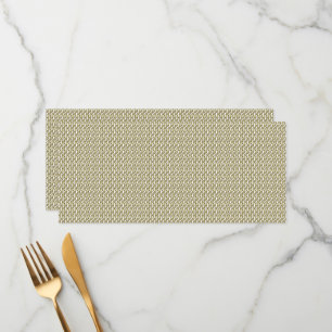 Een rechthoekige vloerbedekking met ingewikkeld ge menu