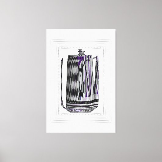 Een rechtopstaand vaartuig canvas afdruk (Voorkant)