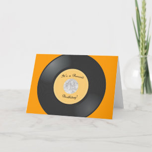 EEN RECORD BIRTHDAY FOTO INVITE