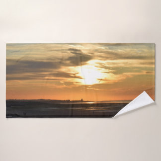 Een Reculver Sunset Badhanddoek