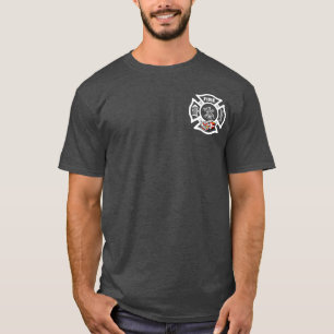 Een Red Fire Truck Rescue T-Shirt