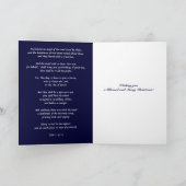 Een redder is geboren! feestdagen kaart (Binnen)