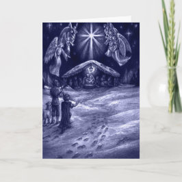 Een redder is geboren! feestdagen kaart