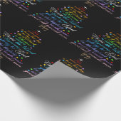 Een redder is geboren Luke 2-11 kerstinpakken Cadeaupapier (Hoek)