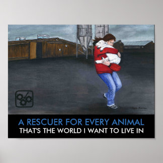 Een redder voor elk dier poster
