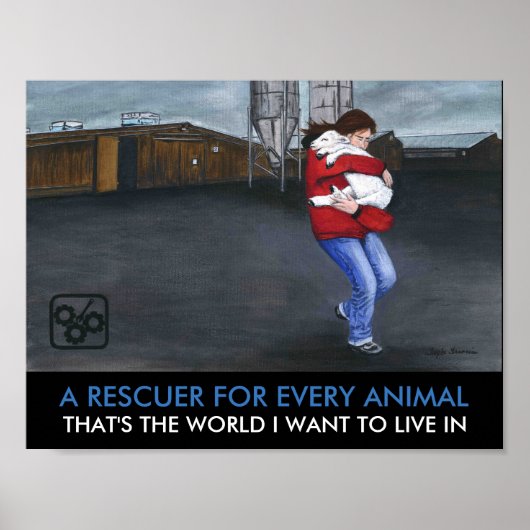 Een redder voor elk dier poster (Voorkant)
