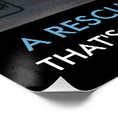 Een redder voor elk dier poster (Hoek)