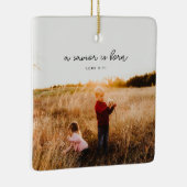 een redder wordt geboren zoals 2:11 Keramisch Vier Keramisch Ornament (Rechts)