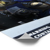 Een reddingsboor wordt uitgevoerd in de cockpit poster (Hoek)