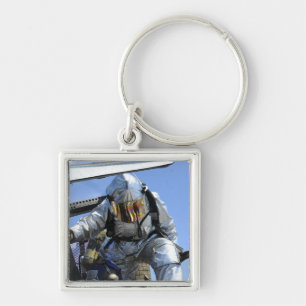 Een reddingsboor wordt uitgevoerd in de cockpit sleutelhanger