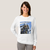 Een reddingsboor wordt uitgevoerd in de cockpit t-shirt (Voorkant volledig)