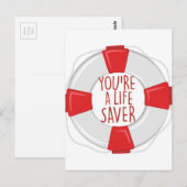 Een reddingsspaarder briefkaart (Voorkant / Achterkant)