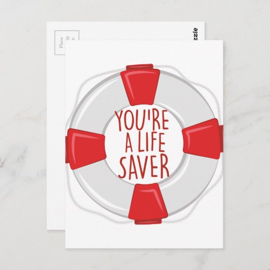 Een reddingsspaarder briefkaart (Voorkant / Achterkant)