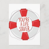 Een reddingsspaarder briefkaart (Voorkant)