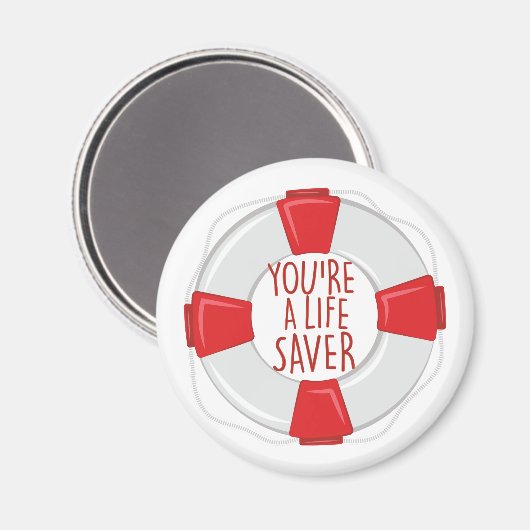 Een reddingsspaarder magneet (Voorkant / Achterkant)