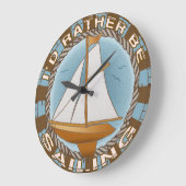 Een redelijk redding van de klok in de zeilboot (Hoek)