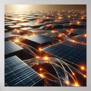 Een reeks elektronische componenten poster