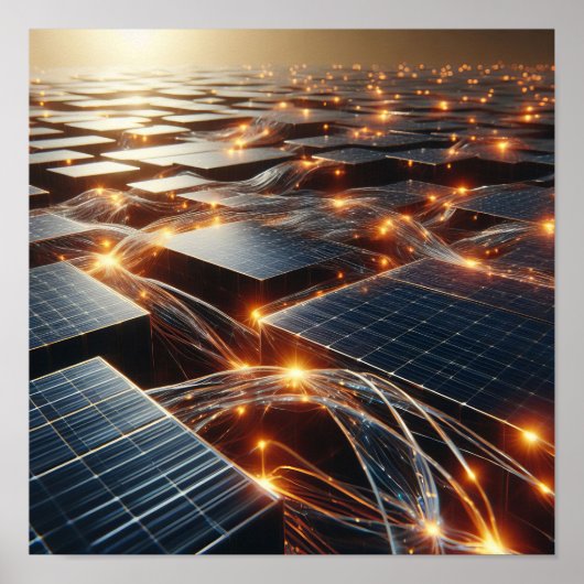 Een reeks elektronische componenten poster (Voorkant)