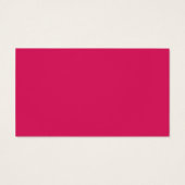 Een reeks rode en roze bloemen met weelderige groe visitekaartje (Achterkant)