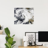 Een reeks sterke stormen met felle winden 2 poster (Thuiskantoor)