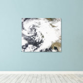 Een reeks sterke stormen met felle winden canvas afdruk (Insitu (Houten vloer))