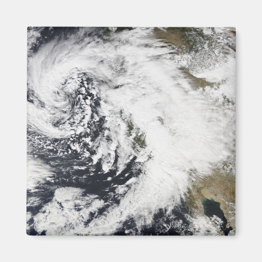 Een reeks sterke stormen met felle winden magneet (Voorkant)