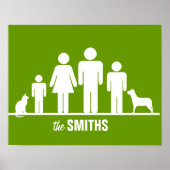 Een reeks van vier Posters aanpassen (Voorkant)