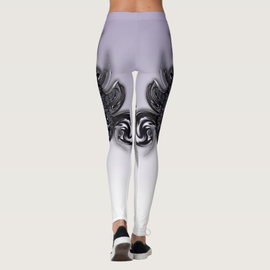 "Een reflecterende elegantie", Leggings van vrouwe (Achterkant)