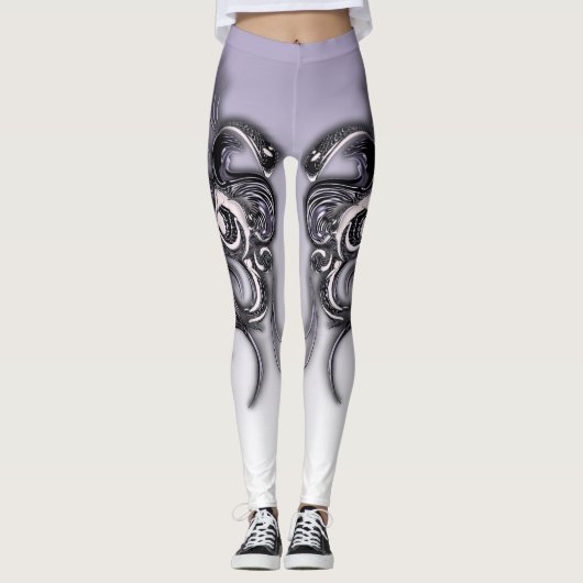"Een reflecterende elegantie", Leggings van vrouwe (Voorkant)