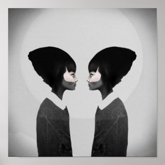 Een reflectie poster