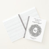 Eén regel per dag Pas getrouwd geheugenboek Notitieboek (Binnen)