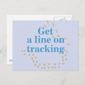 Een regel voor het volgen van v2 briefkaart (Voorkant / Achterkant)