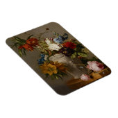Een regeling met bloemen, 19e eeuw magneet (Rechterzijde)