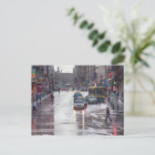 Een regenachtige dag in Dublin Briefkaart (Staand voorkant)