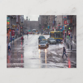 Een regenachtige dag in Dublin Briefkaart