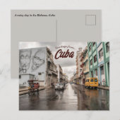 Een regenachtige dag in La Habana Briefkaart (Voorkant / Achterkant)